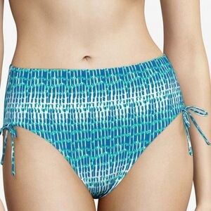 Chantelle Savana High Waist‎ Bikini Swim XL Blue Bottom